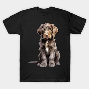 Puppy German Wirehaired Pointer T-Shirt